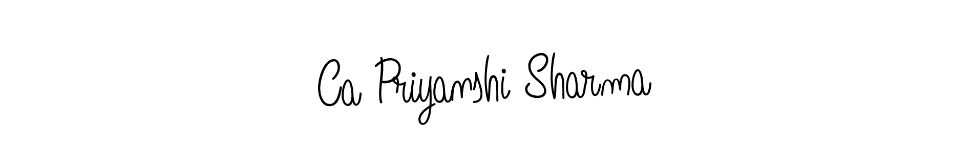 if you are searching for the best signature style for your name Ca Priyanshi Sharma. so please give up your signature search. here we have designed multiple signature styles  using Angelique-Rose-font-FFP. Ca Priyanshi Sharma signature style 5 images and pictures png