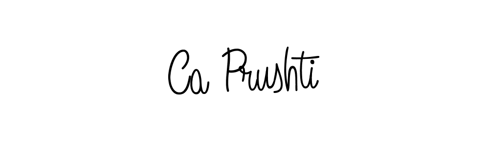 Make a beautiful signature design for name Ca Prushti. With this signature (Angelique-Rose-font-FFP) style, you can create a handwritten signature for free. Ca Prushti signature style 5 images and pictures png