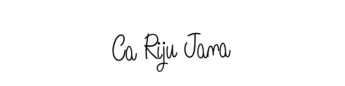 How to make Ca Riju Jana name signature. Use Angelique-Rose-font-FFP style for creating short signs online. This is the latest handwritten sign. Ca Riju Jana signature style 5 images and pictures png