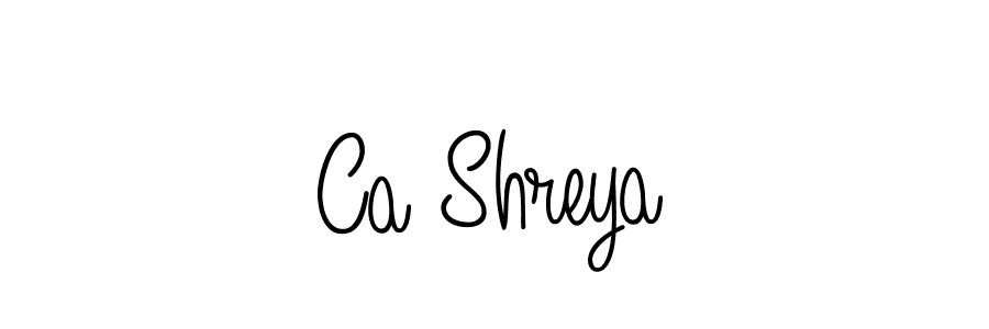 How to make Ca Shreya signature? Angelique-Rose-font-FFP is a professional autograph style. Create handwritten signature for Ca Shreya name. Ca Shreya signature style 5 images and pictures png