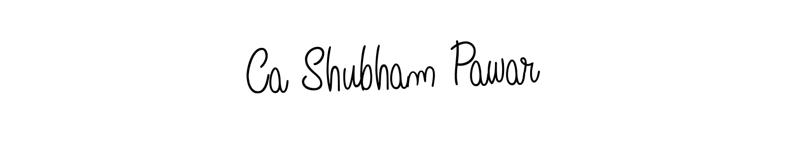 Make a beautiful signature design for name Ca Shubham Pawar. With this signature (Angelique-Rose-font-FFP) style, you can create a handwritten signature for free. Ca Shubham Pawar signature style 5 images and pictures png