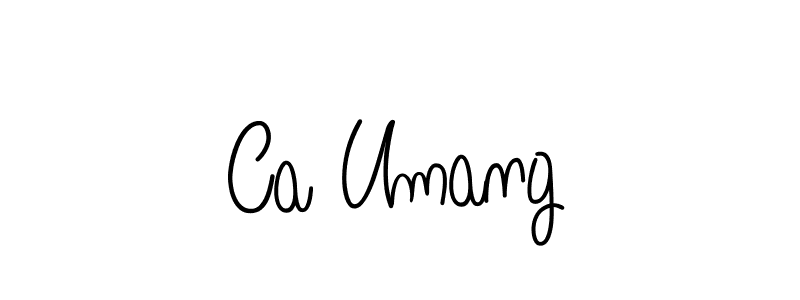 Make a beautiful signature design for name Ca Umang. Use this online signature maker to create a handwritten signature for free. Ca Umang signature style 5 images and pictures png