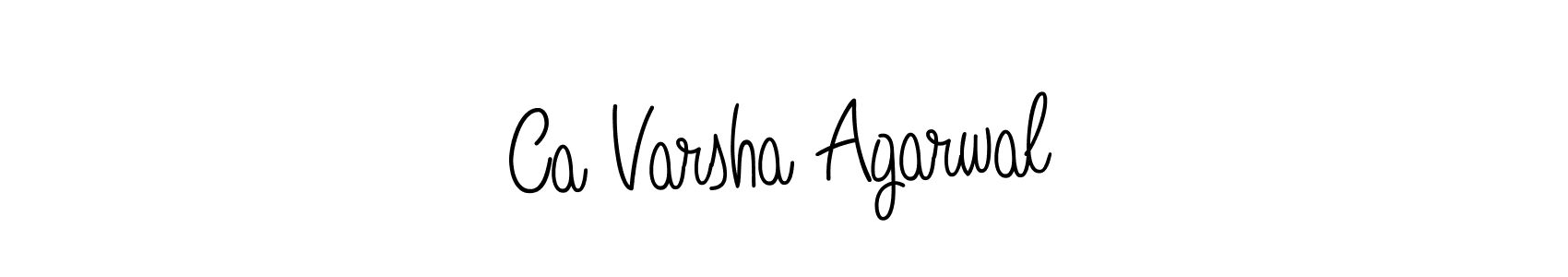 Here are the top 10 professional signature styles for the name Ca Varsha Agarwal. These are the best autograph styles you can use for your name. Ca Varsha Agarwal signature style 5 images and pictures png