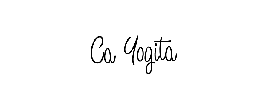 Make a short Ca Yogita signature style. Manage your documents anywhere anytime using Angelique-Rose-font-FFP. Create and add eSignatures, submit forms, share and send files easily. Ca Yogita signature style 5 images and pictures png