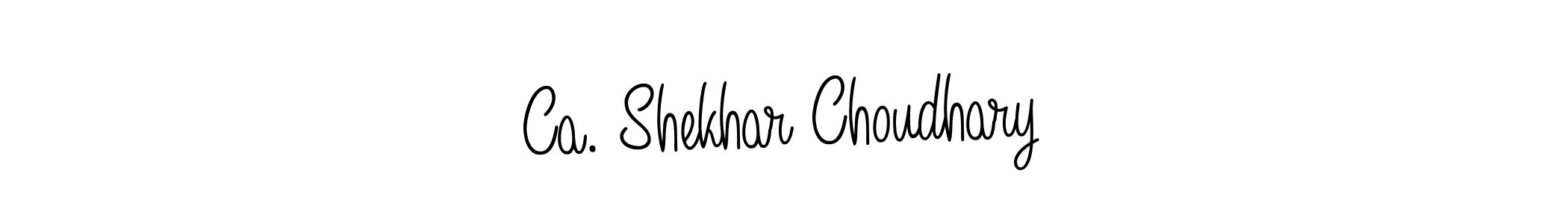 Make a beautiful signature design for name Ca. Shekhar Choudhary. Use this online signature maker to create a handwritten signature for free. Ca. Shekhar Choudhary signature style 5 images and pictures png