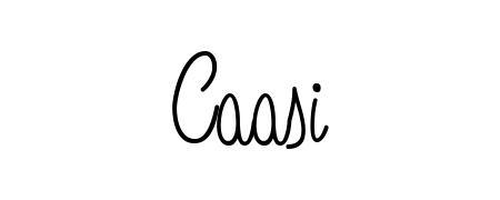 A sleek calligraphic signature for name Caasi utilizing Angelique-Rose-font-FFP styling. Great for adding personal signatures to photos and art. Caasi signature style 5 images and pictures png