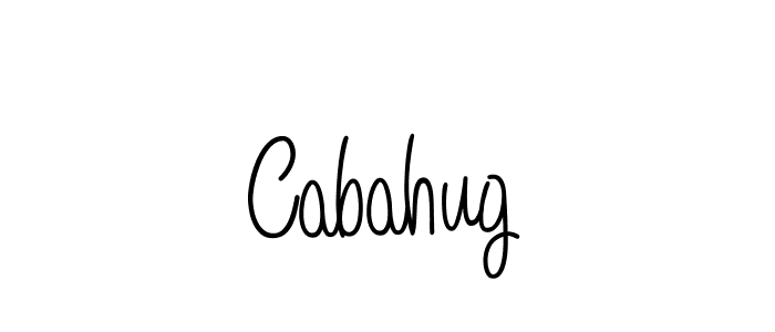 Make a beautiful signature design for name Cabahug. Use this online signature maker to create a handwritten signature for free. Cabahug signature style 5 images and pictures png