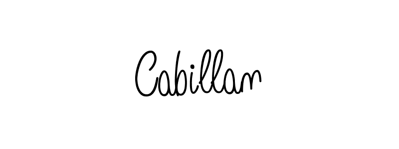 Cabillan stylish signature style. Best Handwritten Sign (Angelique-Rose-font-FFP) for my name. Handwritten Signature Collection Ideas for my name Cabillan. Cabillan signature style 5 images and pictures png