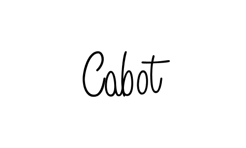 Design your own signature with our free online signature maker. With this signature software, you can create a handwritten (Angelique-Rose-font-FFP) signature for name Cabot. Cabot signature style 5 images and pictures png