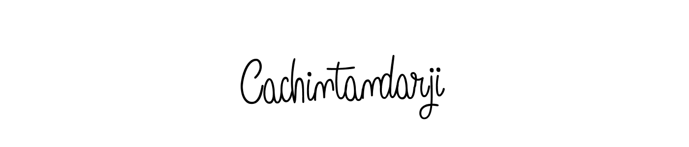 Use a signature maker to create a handwritten signature online. With this signature software, you can design (Angelique-Rose-font-FFP) your own signature for name Cachintandarji. Cachintandarji signature style 5 images and pictures png
