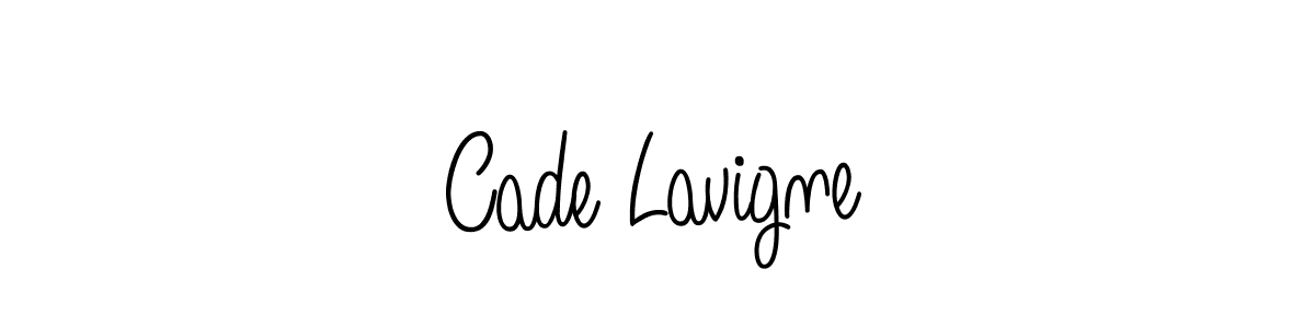You should practise on your own different ways (Angelique-Rose-font-FFP) to write your name (Cade Lavigne) in signature. don't let someone else do it for you. Cade Lavigne signature style 5 images and pictures png