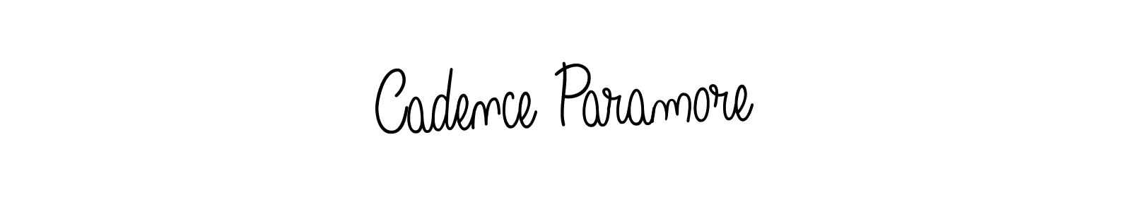 Design your own signature with our free online signature maker. With this signature software, you can create a handwritten (Angelique-Rose-font-FFP) signature for name Cadence Paramore. Cadence Paramore signature style 5 images and pictures png
