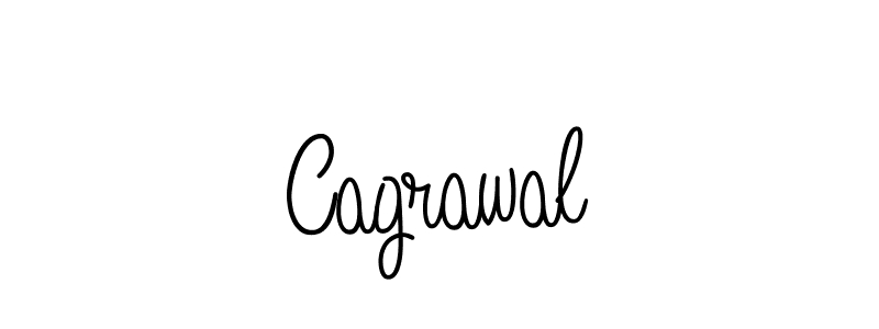 You should practise on your own different ways (Angelique-Rose-font-FFP) to write your name (Cagrawal) in signature. don't let someone else do it for you. Cagrawal signature style 5 images and pictures png
