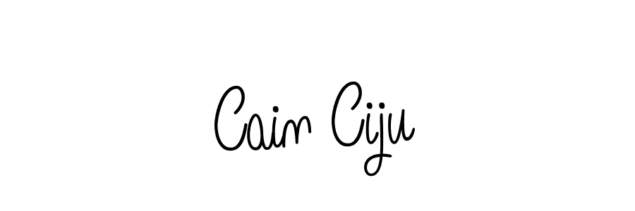 Once you've used our free online signature maker to create your best signature Angelique-Rose-font-FFP style, it's time to enjoy all of the benefits that Cain Ciju name signing documents. Cain Ciju signature style 5 images and pictures png