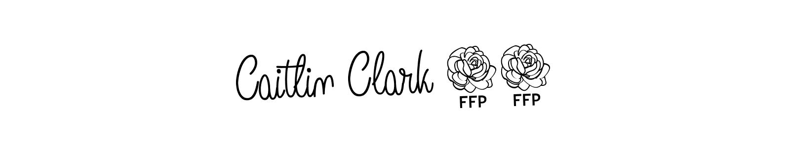 The best way (Angelique-Rose-font-FFP) to make a short signature is to pick only two or three words in your name. The name Caitlin Clark 22 include a total of six letters. For converting this name. Caitlin Clark 22 signature style 5 images and pictures png