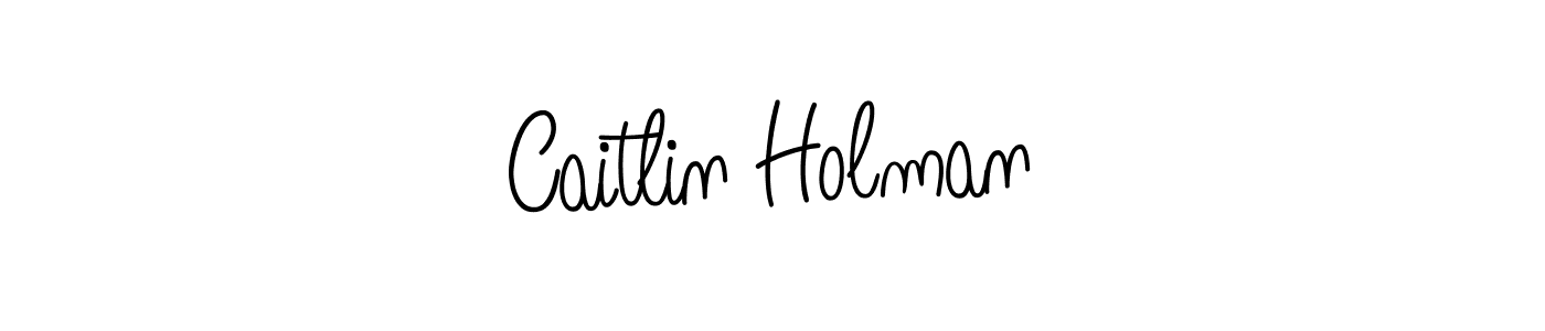 Caitlin Holman stylish signature style. Best Handwritten Sign (Angelique-Rose-font-FFP) for my name. Handwritten Signature Collection Ideas for my name Caitlin Holman. Caitlin Holman signature style 5 images and pictures png