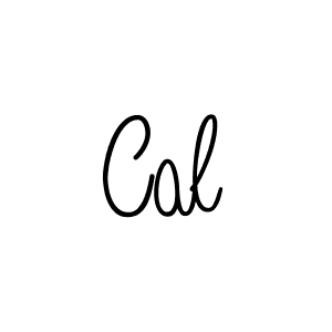 Use a signature maker to create a handwritten signature online. With this signature software, you can design (Angelique-Rose-font-FFP) your own signature for name Cal. Cal signature style 5 images and pictures png