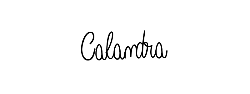 Create a beautiful signature design for name Calandra. With this signature (Angelique-Rose-font-FFP) fonts, you can make a handwritten signature for free. Calandra signature style 5 images and pictures png