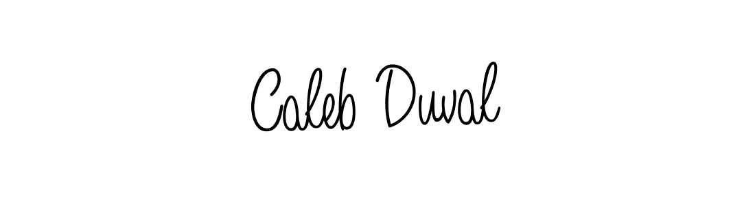 How to make Caleb Duval name signature. Use Angelique-Rose-font-FFP style for creating short signs online. This is the latest handwritten sign. Caleb Duval signature style 5 images and pictures png