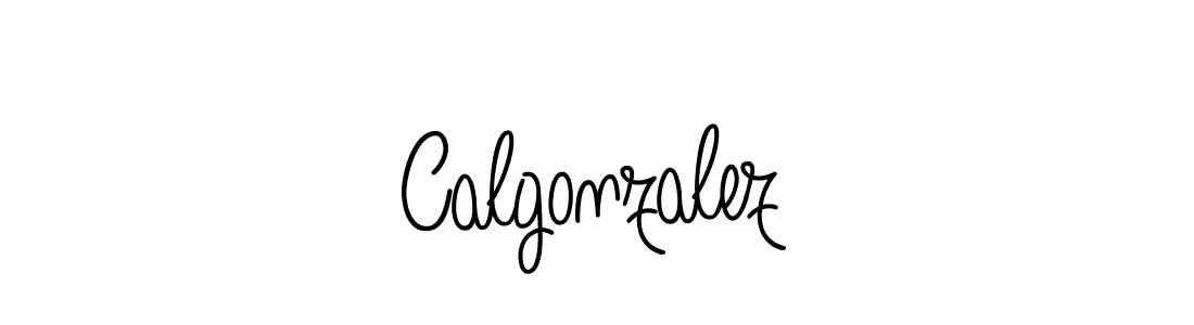 Use a signature maker to create a handwritten signature online. With this signature software, you can design (Angelique-Rose-font-FFP) your own signature for name Calgonzalez. Calgonzalez signature style 5 images and pictures png