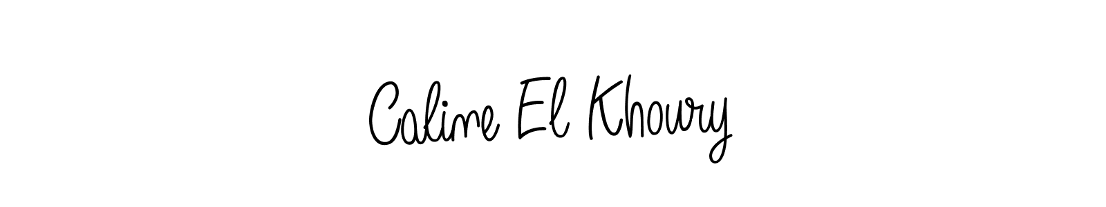 It looks lik you need a new signature style for name Caline El Khoury. Design unique handwritten (Angelique-Rose-font-FFP) signature with our free signature maker in just a few clicks. Caline El Khoury signature style 5 images and pictures png