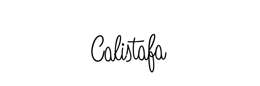 Use a signature maker to create a handwritten signature online. With this signature software, you can design (Angelique-Rose-font-FFP) your own signature for name Calistafa. Calistafa signature style 5 images and pictures png
