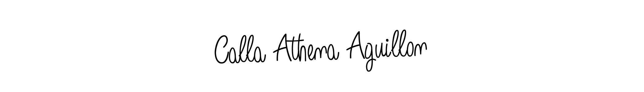 Once you've used our free online signature maker to create your best signature Angelique-Rose-font-FFP style, it's time to enjoy all of the benefits that Calla Athena Aguillon name signing documents. Calla Athena Aguillon signature style 5 images and pictures png