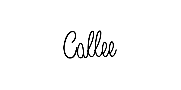 Make a beautiful signature design for name Callee. With this signature (Angelique-Rose-font-FFP) style, you can create a handwritten signature for free. Callee signature style 5 images and pictures png