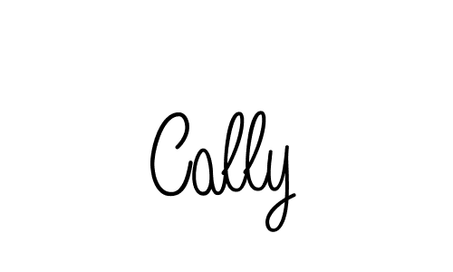 Use a signature maker to create a handwritten signature online. With this signature software, you can design (Angelique-Rose-font-FFP) your own signature for name Cally. Cally signature style 5 images and pictures png