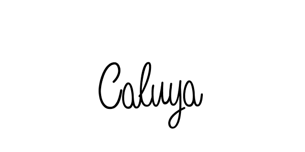 Caluya stylish signature style. Best Handwritten Sign (Angelique-Rose-font-FFP) for my name. Handwritten Signature Collection Ideas for my name Caluya. Caluya signature style 5 images and pictures png