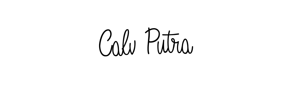 Create a beautiful signature design for name Calv Putra. With this signature (Angelique-Rose-font-FFP) fonts, you can make a handwritten signature for free. Calv Putra signature style 5 images and pictures png