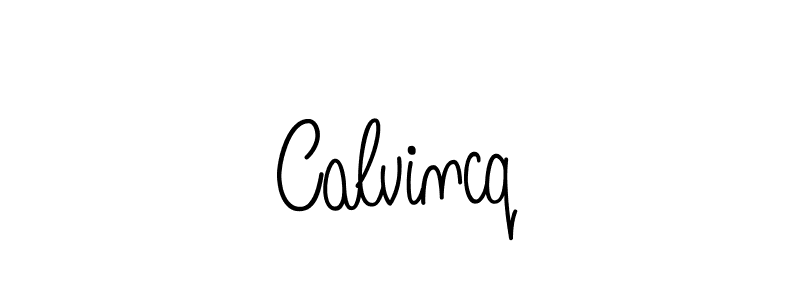 Make a beautiful signature design for name Calvincq. Use this online signature maker to create a handwritten signature for free. Calvincq signature style 5 images and pictures png