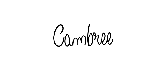 Also You can easily find your signature by using the search form. We will create Cambree name handwritten signature images for you free of cost using Angelique-Rose-font-FFP sign style. Cambree signature style 5 images and pictures png