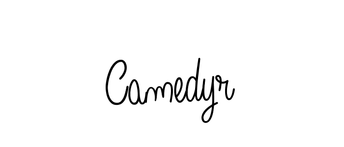 if you are searching for the best signature style for your name Camedyr. so please give up your signature search. here we have designed multiple signature styles  using Angelique-Rose-font-FFP. Camedyr signature style 5 images and pictures png