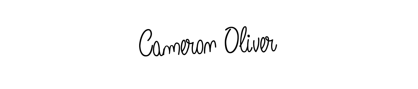 Cameron Oliver stylish signature style. Best Handwritten Sign (Angelique-Rose-font-FFP) for my name. Handwritten Signature Collection Ideas for my name Cameron Oliver. Cameron Oliver signature style 5 images and pictures png