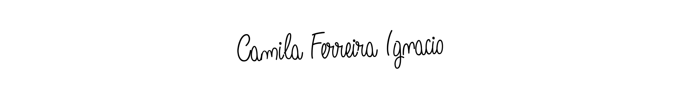 See photos of Camila Ferreira Ignacio official signature by Spectra . Check more albums & portfolios. Read reviews & check more about Angelique-Rose-font-FFP font. Camila Ferreira Ignacio signature style 5 images and pictures png