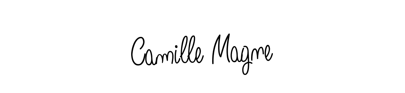 Use a signature maker to create a handwritten signature online. With this signature software, you can design (Angelique-Rose-font-FFP) your own signature for name Camille Magne. Camille Magne signature style 5 images and pictures png