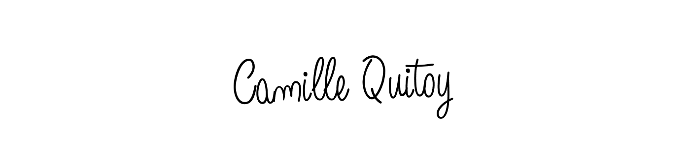 Check out images of Autograph of Camille Quitoy name. Actor Camille Quitoy Signature Style. Angelique-Rose-font-FFP is a professional sign style online. Camille Quitoy signature style 5 images and pictures png