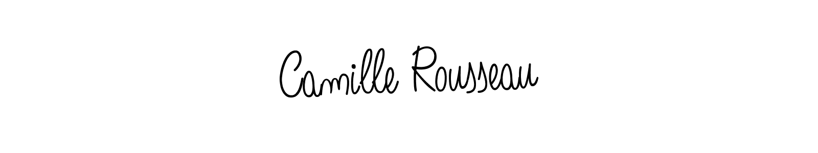 Use a signature maker to create a handwritten signature online. With this signature software, you can design (Angelique-Rose-font-FFP) your own signature for name Camille Rousseau. Camille Rousseau signature style 5 images and pictures png