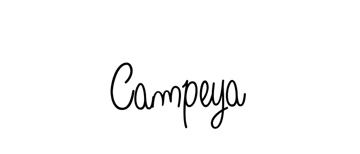 You should practise on your own different ways (Angelique-Rose-font-FFP) to write your name (Campeya) in signature. don't let someone else do it for you. Campeya signature style 5 images and pictures png