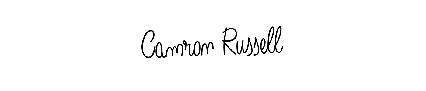 Design your own signature with our free online signature maker. With this signature software, you can create a handwritten (Angelique-Rose-font-FFP) signature for name Camron Russell. Camron Russell signature style 5 images and pictures png