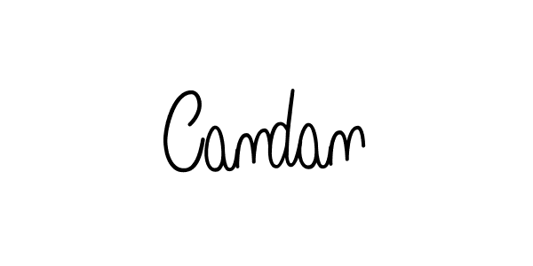 Make a beautiful signature design for name Candan. With this signature (Angelique-Rose-font-FFP) style, you can create a handwritten signature for free. Candan signature style 5 images and pictures png