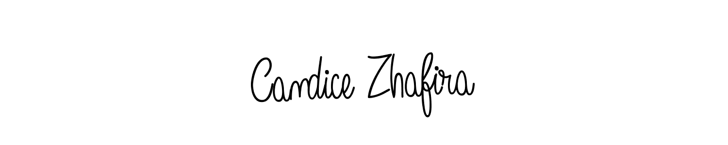 How to make Candice Zhafira signature? Angelique-Rose-font-FFP is a professional autograph style. Create handwritten signature for Candice Zhafira name. Candice Zhafira signature style 5 images and pictures png