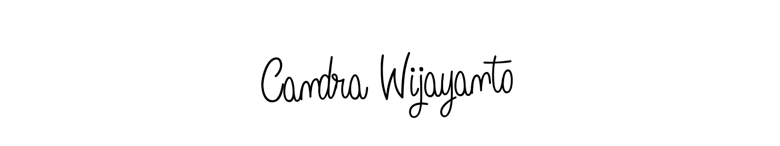 Make a short Candra Wijayanto signature style. Manage your documents anywhere anytime using Angelique-Rose-font-FFP. Create and add eSignatures, submit forms, share and send files easily. Candra Wijayanto signature style 5 images and pictures png