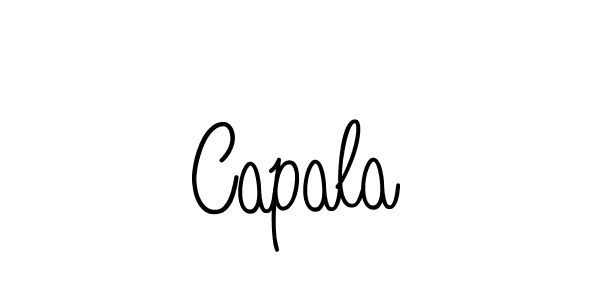 How to make Capala name signature. Use Angelique-Rose-font-FFP style for creating short signs online. This is the latest handwritten sign. Capala signature style 5 images and pictures png