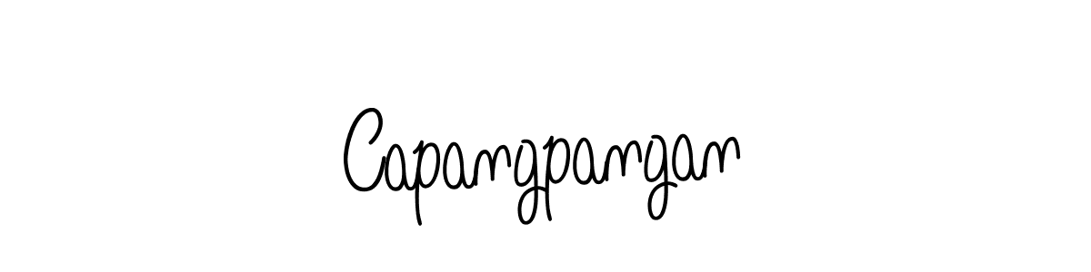 Angelique-Rose-font-FFP is a professional signature style that is perfect for those who want to add a touch of class to their signature. It is also a great choice for those who want to make their signature more unique. Get Capangpangan name to fancy signature for free. Capangpangan signature style 5 images and pictures png