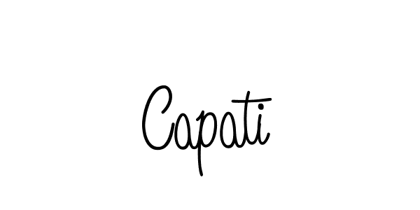 How to make Capati name signature. Use Angelique-Rose-font-FFP style for creating short signs online. This is the latest handwritten sign. Capati signature style 5 images and pictures png