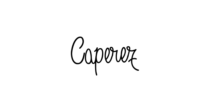 Use a signature maker to create a handwritten signature online. With this signature software, you can design (Angelique-Rose-font-FFP) your own signature for name Caperez. Caperez signature style 5 images and pictures png