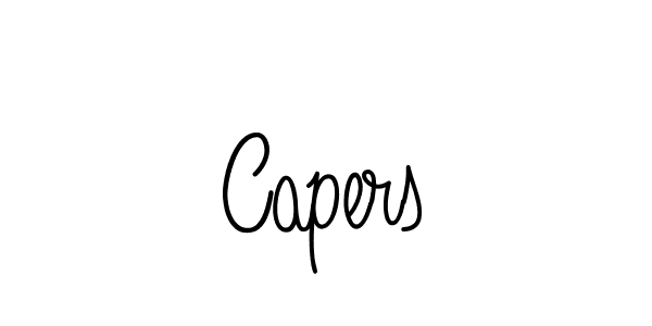 How to Draw Capers signature style? Angelique-Rose-font-FFP is a latest design signature styles for name Capers. Capers signature style 5 images and pictures png