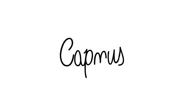 You should practise on your own different ways (Angelique-Rose-font-FFP) to write your name (Capnus) in signature. don't let someone else do it for you. Capnus signature style 5 images and pictures png